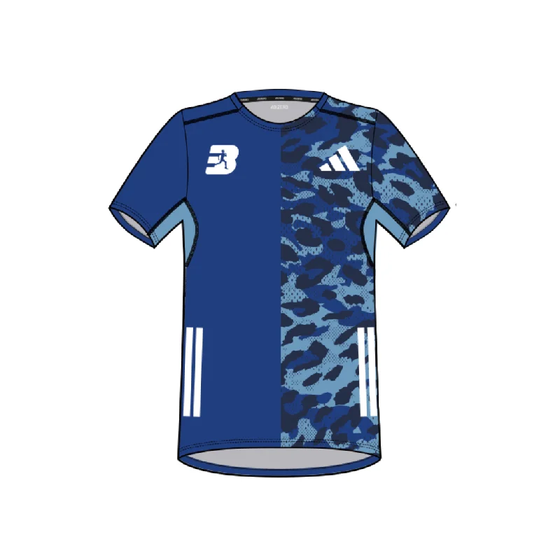 Weekend Savings Fiesta Mens Best Athletics Adizero Running T-Shirt (Leopard Print)