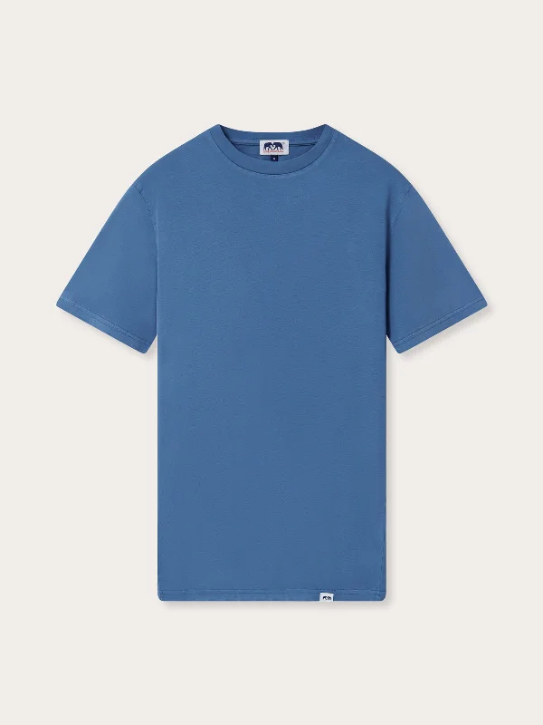 Act Fast Men's Deep Blue Lockhart With Tab T-Shirt
