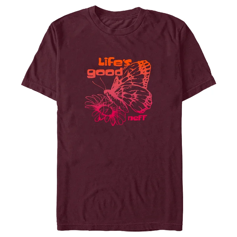 Crazy Savings Men's NEFF Life's Good Butterfly T-Shirt