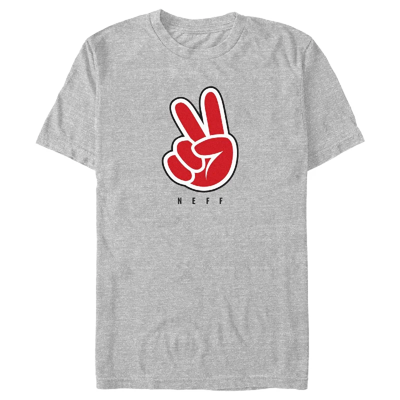 Take Advantage Men's NEFF Peace Sign Logo Red T-Shirt