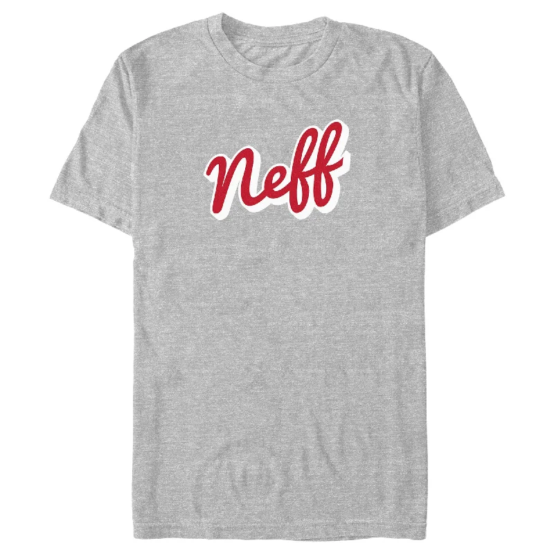 Big Savings Men's NEFF Classic Red Script Logo T-Shirt