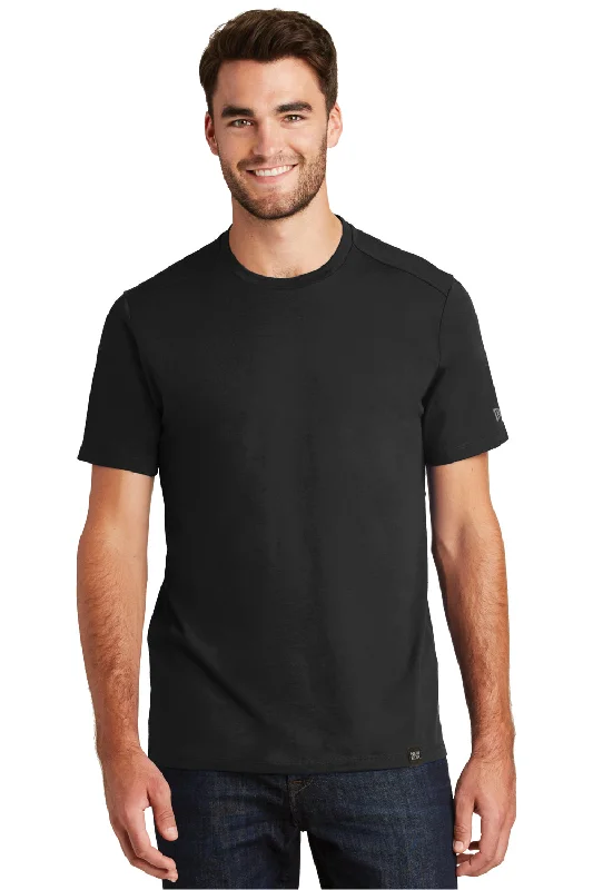 Great Deals New Era Mens Heritage Short Sleeve Crewneck T-Shirt - Black