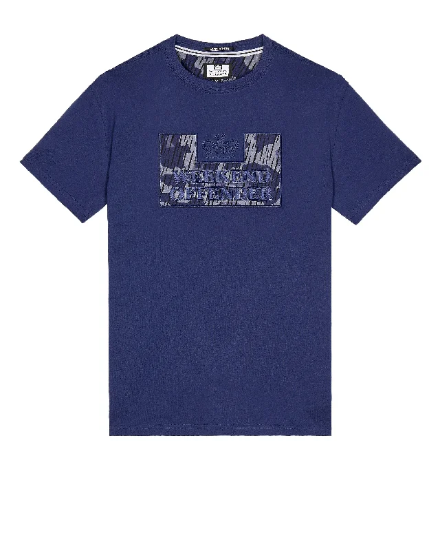 Anniversary Sale Noda Camo T-Shirt Bright Navy Rain Camo