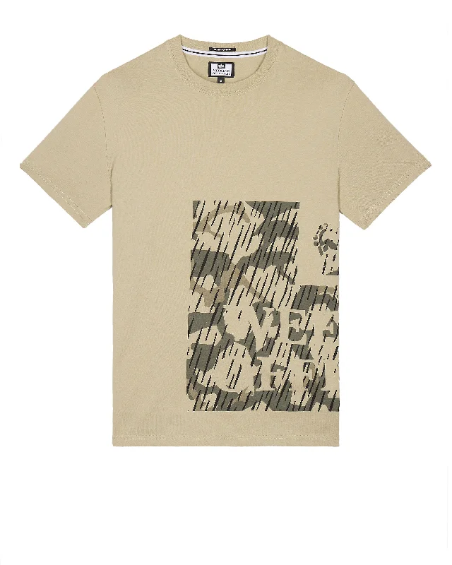New Markdowns Noosa T-Shirt Castle Green Rain Camo