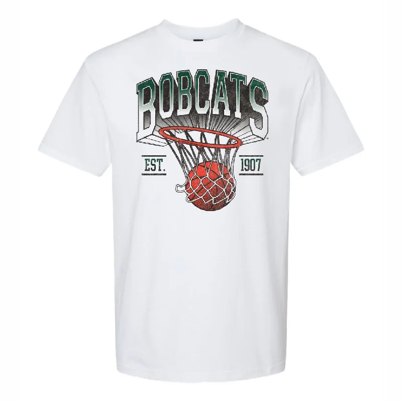 Year-End Sale Ohio Bobcats Basketball Vintage T-Shirt