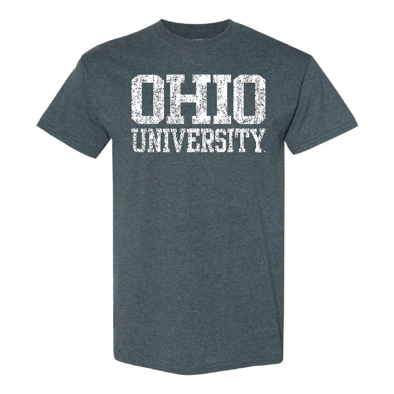 Deep Discounts Ohio Bobcats Distressed T-Shirt