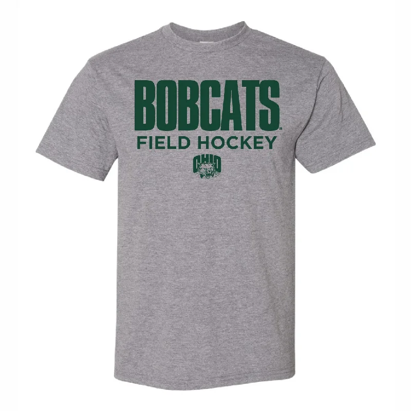 Unwind with Weekend Discounts Ohio Bobcats Field Hockey Grey T-Shirt