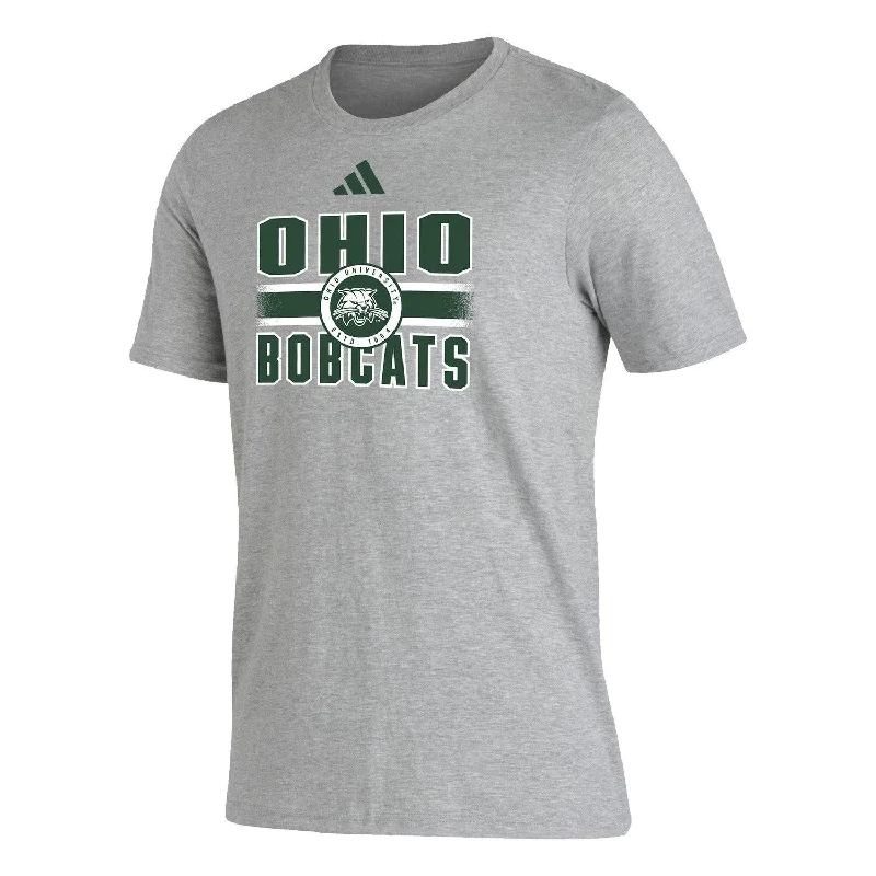 Weekend Savings Extravaganza Ohio Bobcats Men's Adidas Fresh Short-Sleeve T-Shirt