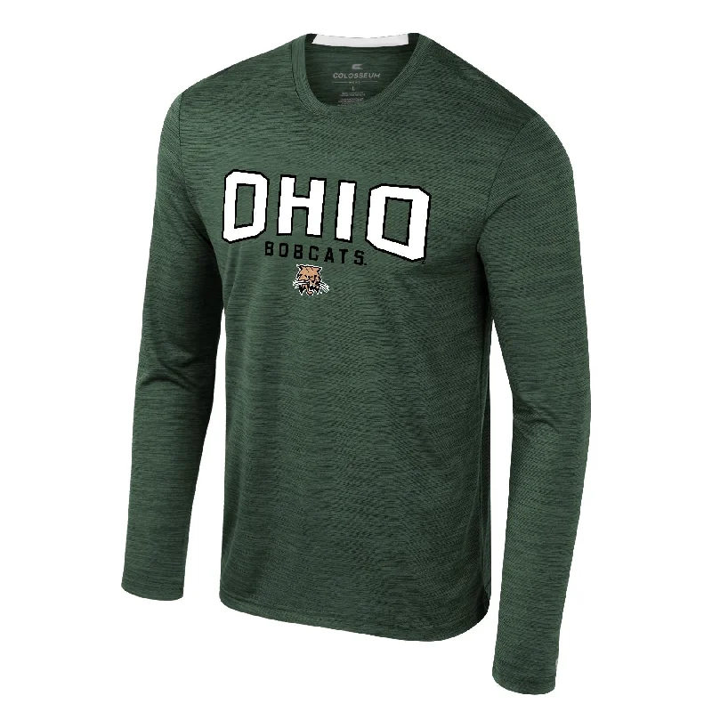 Weekend Specials to Celebrate Ohio Bobcats Men's Green Heather Long-Sleeve Tee