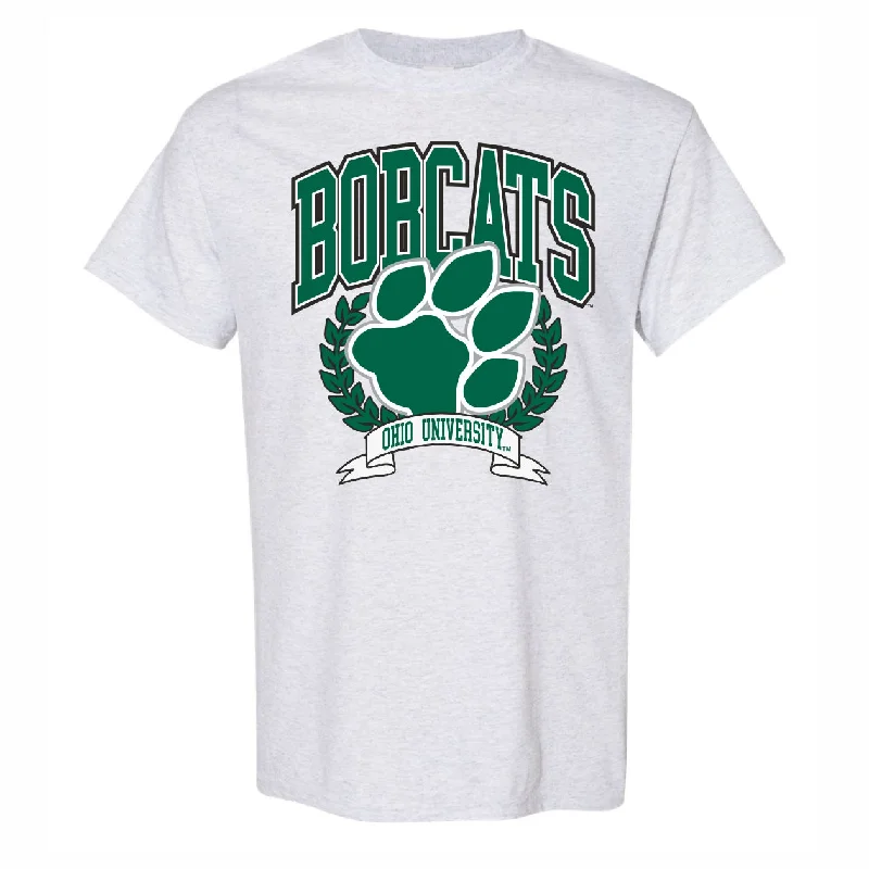 Weekend Deals That Spark Ohio Bobcats Paw Laurel T-Shirt