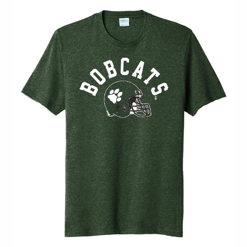 Weekend Offers That Shine Ohio Bobcats Paw Print Helmet T-Shirt