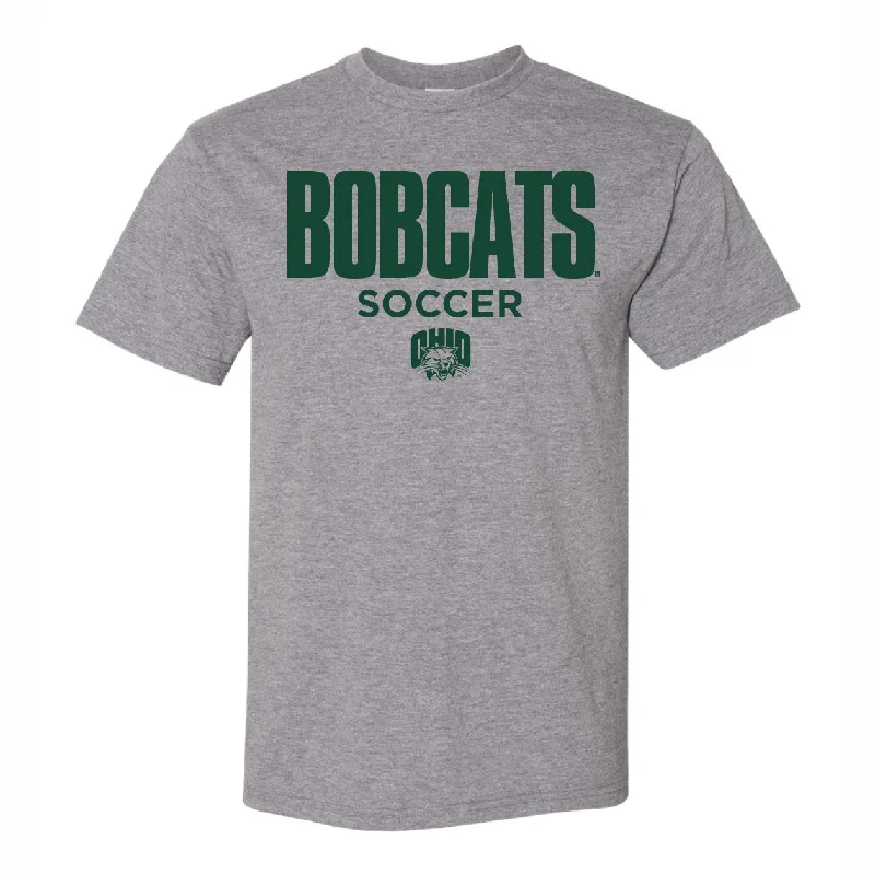 Weekend Specials Just for You Ohio Bobcats Soccer Grey T-Shirt