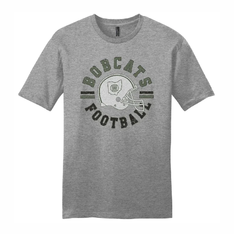 Weekend Discounts to Indulge In Ohio Bobcats Vintage Football Helmet T-Shirt
