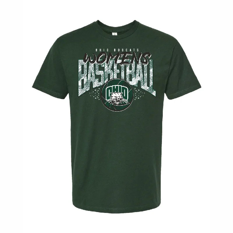 Weekend Deal Ohio Bobcats Women's Basketball Green BOGO T-Shirt