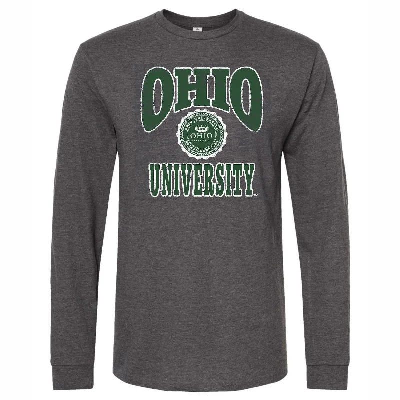 Limited Availability Ohio University Arched Seal Long-Sleeve T-Shirt