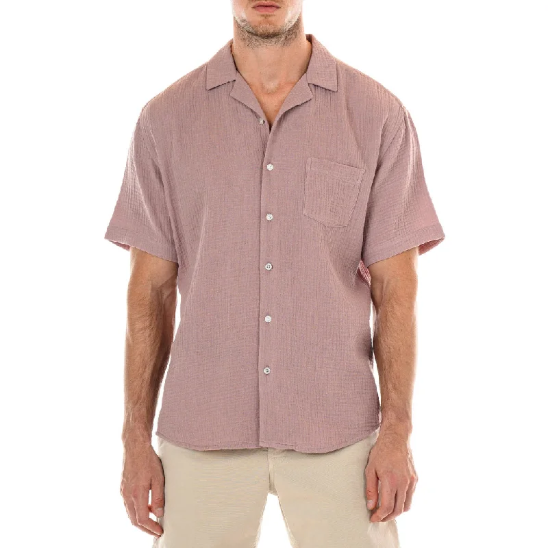 Savings Soar This Weekend OP Morro Bay short sleeve shirt sepia rose