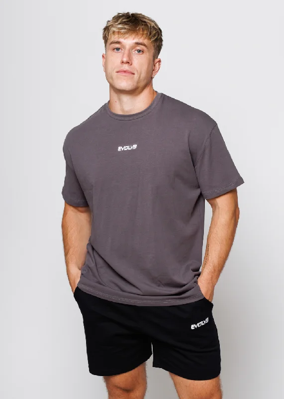 Weekend Deals That Wow Oversized Tee - Slate Grey