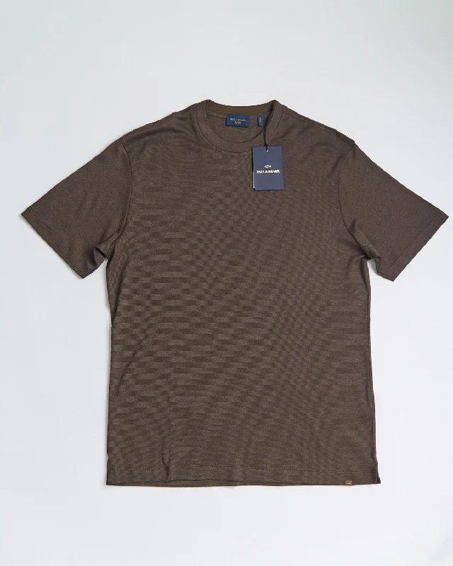 Price Drop Alert Aqua Interlock Cotton T-Shirt With Shark Label