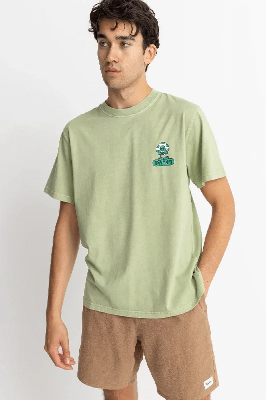Unmissable Offer PLANT MAGIC VINTAGE SS T-SHIRT - PISTACHIO