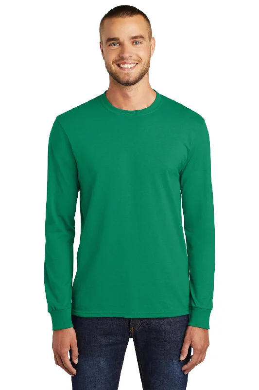 Weekend Deals That Dazzle Port & Company Mens Core Long Sleeve Crewneck T-Shirt - Kelly Green Weekend Deals That Dazzle Port & Company Mens Core Long Sleeve Crewneck T-Shirt - Kelly Green