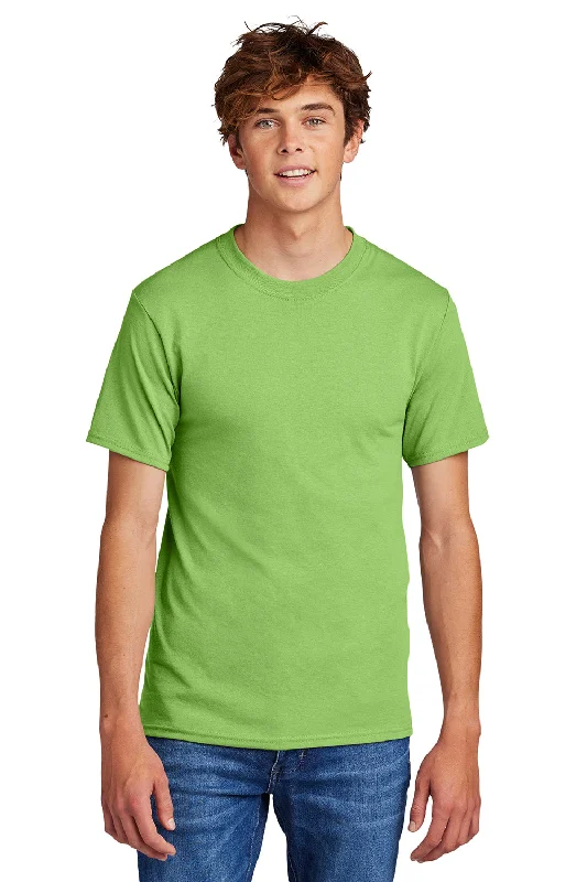 Unbeatable Prices Port & Company Mens Core Short Sleeve Crewneck T-Shirt - Lime Green