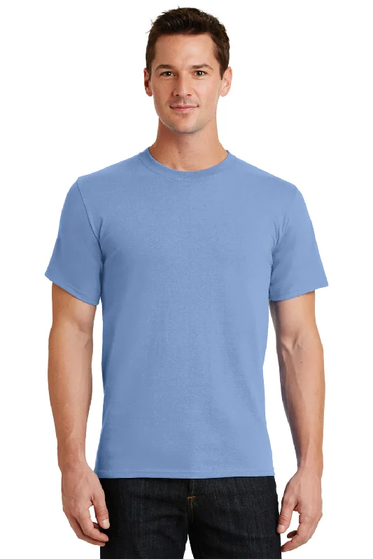 Weekend Specials to Grab Port & Company Mens Essential Short Sleeve Crewneck T-Shirt - Light Blue Weekend Specials to Grab Port & Company Mens Essential Short Sleeve Crewneck T-Shirt - Light Blue