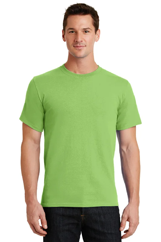 Today’s Deal Port & Company Mens Essential Short Sleeve Crewneck T-Shirt - Lime Green Today’s Deal Port & Company Mens Essential Short Sleeve Crewneck T-Shirt - Lime Green