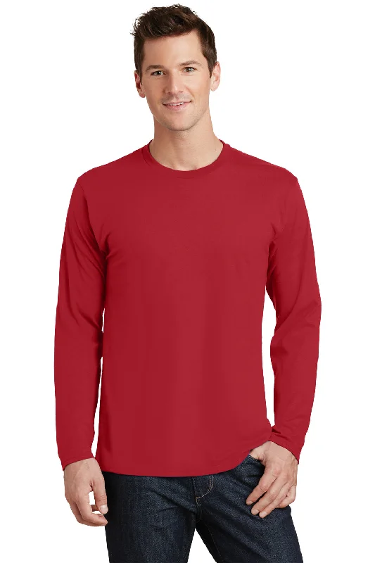 Can't Resist Port & Company Mens Fan Favorite Long Sleeve Crewneck T-Shirt - Team Cardinal Red Can't Resist Port & Company Mens Fan Favorite Long Sleeve Crewneck T-Shirt - Team Cardinal Red
