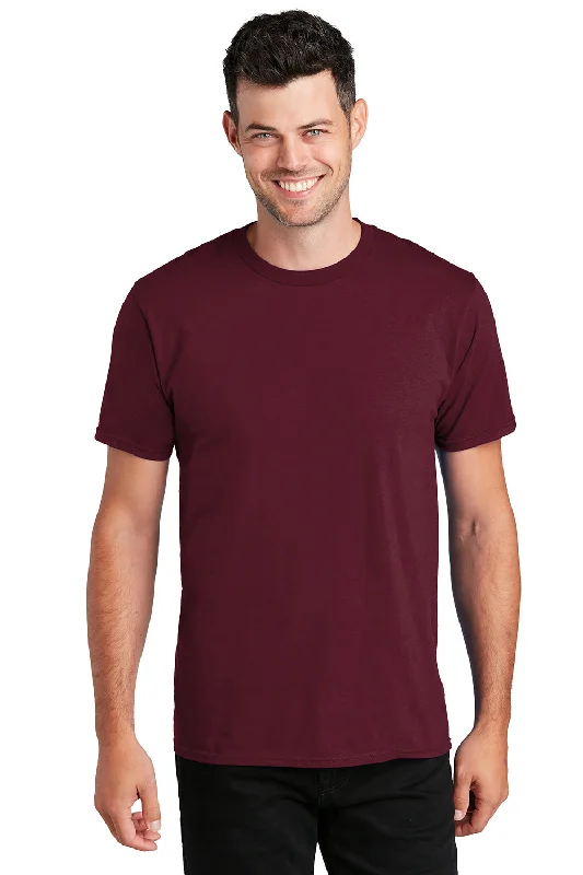 Can't Beat Port & Company Mens Fan Favorite Short Sleeve Crewneck T-Shirt - Athletic Maroon Can't Beat Port & Company Mens Fan Favorite Short Sleeve Crewneck T-Shirt - Athletic Maroon