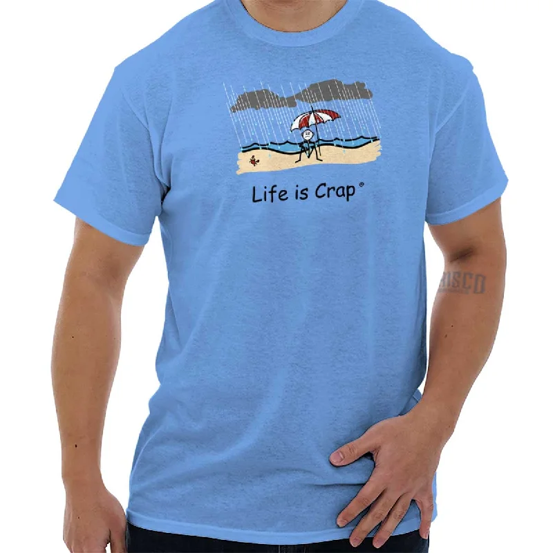 Weekend Discounts Worth Grabbing Rainy Beach T-Shirt