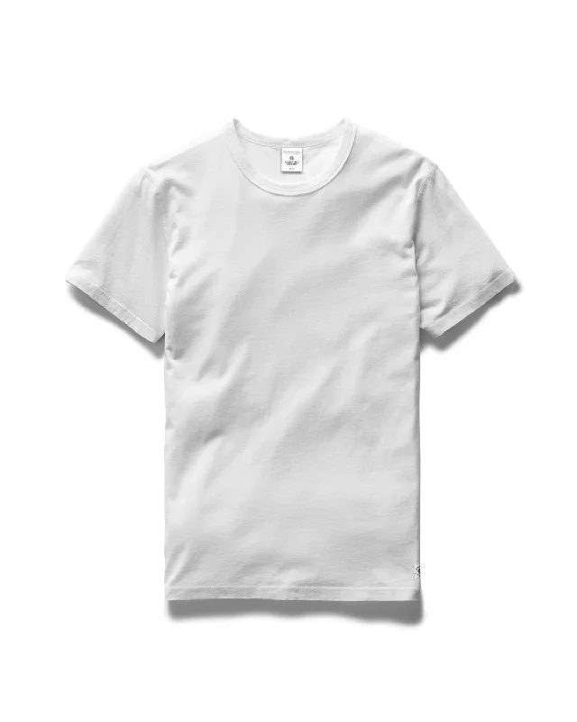 Discount Mania Lightweight Jersey White T-Shirt