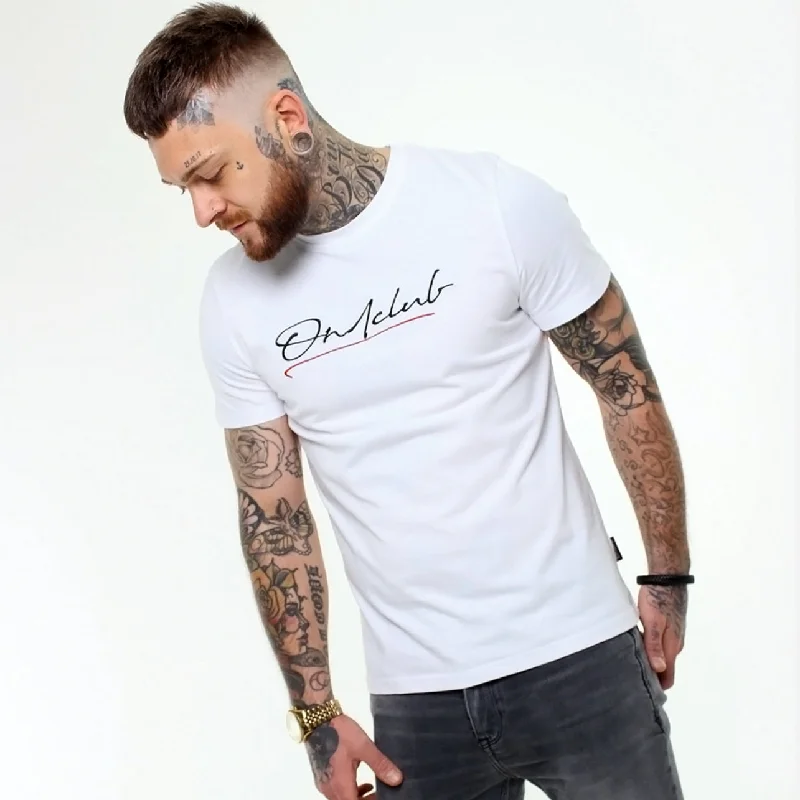 Weekend Bargains to Love White Signature T-shirt