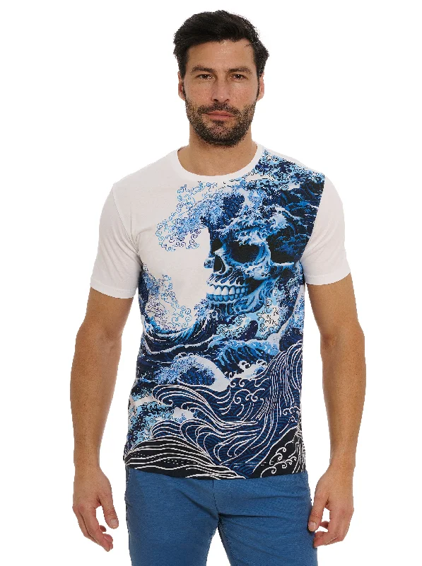 Final Offer SKULL WAVE T-SHIRT