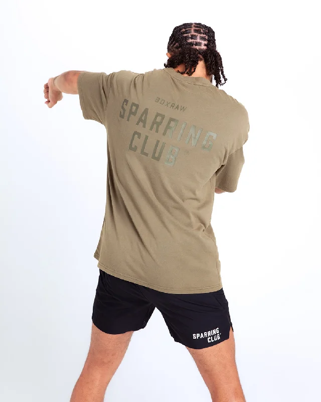 Weekend Offers That Please Sparring Club Oversized T-Shirt - Washed Olive
