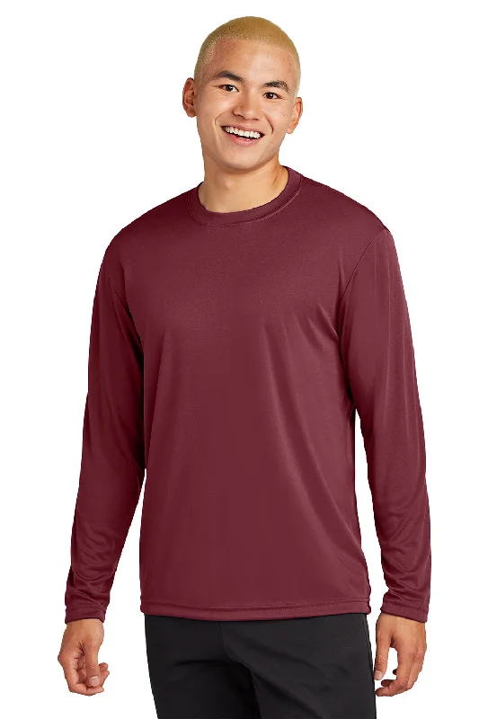 One-Day Only Sport-Tek Mens Competitor Moisture Wicking Long Sleeve Crewneck T-Shirt - Maroon One-Day Only Sport-Tek Mens Competitor Moisture Wicking Long Sleeve Crewneck T-Shirt - Maroon
