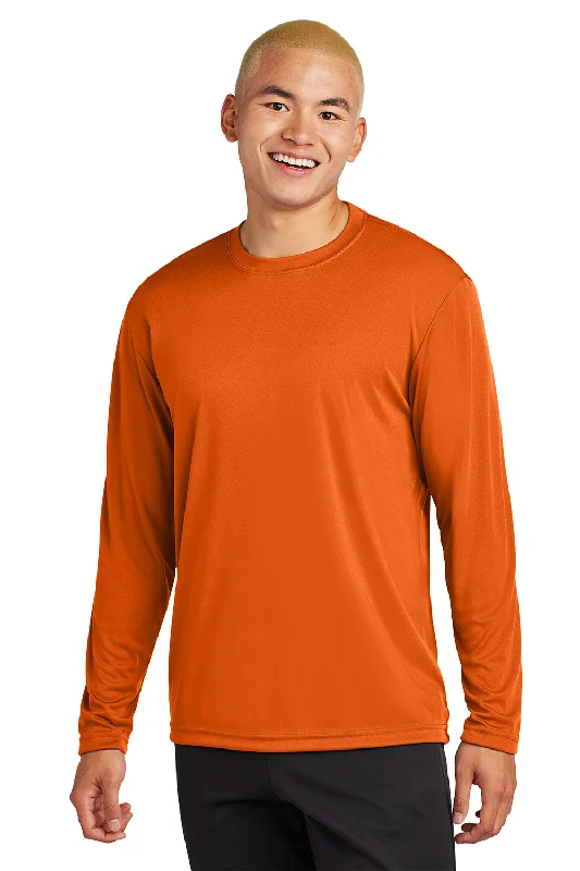 Price Drop Sport-Tek Mens Competitor Moisture Wicking Long Sleeve Crewneck T-Shirt - Deep Orange Price Drop Sport-Tek Mens Competitor Moisture Wicking Long Sleeve Crewneck T-Shirt - Deep Orange