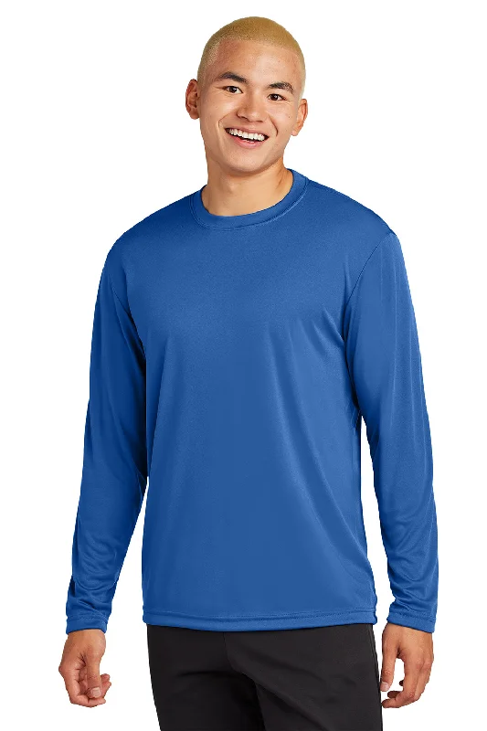 Quick Sale Sport-Tek Mens Competitor Moisture Wicking Long Sleeve Crewneck T-Shirt - Royal Blue Quick Sale Sport-Tek Mens Competitor Moisture Wicking Long Sleeve Crewneck T-Shirt - Royal Blue