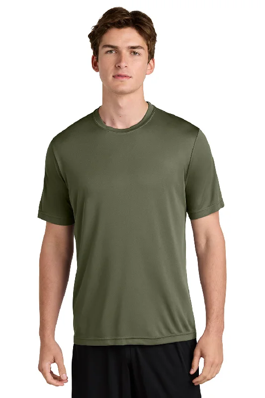 Can't Miss Sport-Tek Mens Competitor Moisture Wicking Short Sleeve Crewneck T-Shirt - Olive Drab Green Can't Miss Sport-Tek Mens Competitor Moisture Wicking Short Sleeve Crewneck T-Shirt - Olive Drab Green