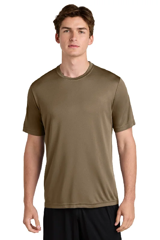 Hurry In Sport-Tek Mens Competitor Moisture Wicking Short Sleeve Crewneck T-Shirt - Woodland Brown Hurry In Sport-Tek Mens Competitor Moisture Wicking Short Sleeve Crewneck T-Shirt - Woodland Brown