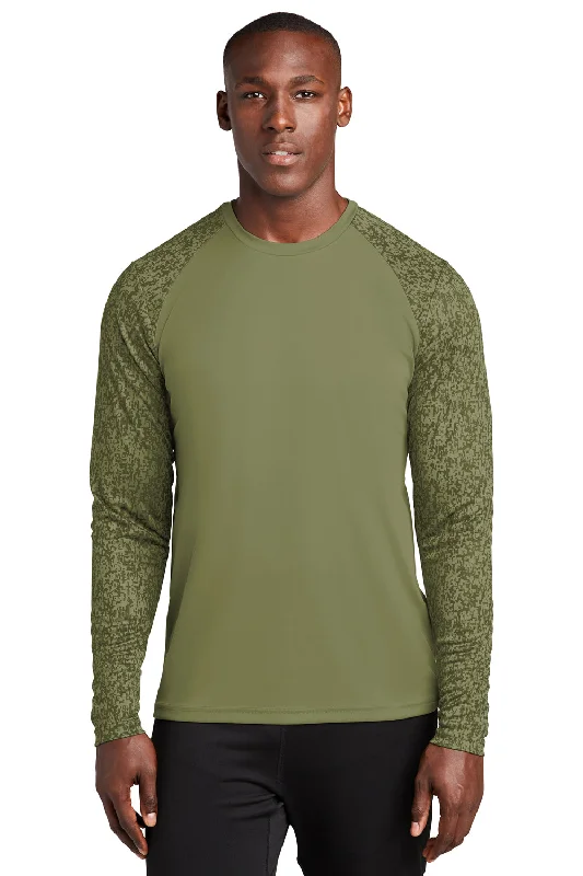 Weekend Deals to Make You Happy Sport-Tek Mens Digi Camo Moisture Wicking Long Sleeve Crewneck T-Shirt - Olive Drab Green Weekend Deals to Make You Happy Sport-Tek Mens Digi Camo Moisture Wicking Long Sleeve Crewneck T-Shirt - Olive Drab Green