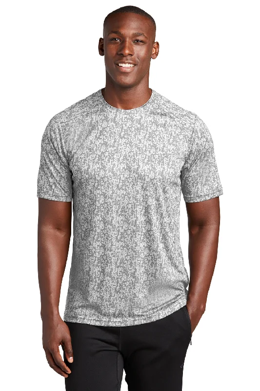 Weekend Steals Await Sport-Tek Mens Digi Camo Moisture Wicking Short Sleeve Crewneck T-Shirt - White Weekend Steals Await Sport-Tek Mens Digi Camo Moisture Wicking Short Sleeve Crewneck T-Shirt - White