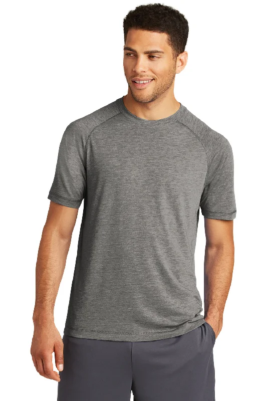 Major Deal Sport-Tek Mens Moisture Wicking Short Sleeve Crewneck T-Shirt - Heather Dark Grey Major Deal Sport-Tek Mens Moisture Wicking Short Sleeve Crewneck T-Shirt - Heather Dark Grey