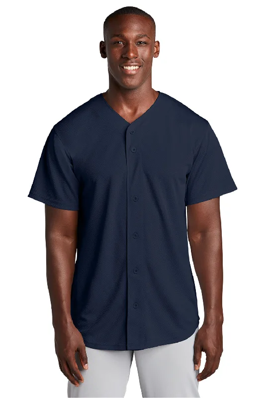 Big Discounts Sport-Tek Mens Tough Mesh Moisture Wicking Short Sleeve Jersey - True Navy Blue Big Discounts Sport-Tek Mens Tough Mesh Moisture Wicking Short Sleeve Jersey - True Navy Blue
