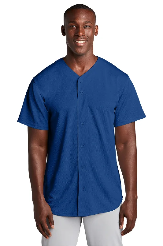Today's Special Sport-Tek Mens Tough Mesh Moisture Wicking Short Sleeve Jersey - True Royal Blue Today's Special Sport-Tek Mens Tough Mesh Moisture Wicking Short Sleeve Jersey - True Royal Blue