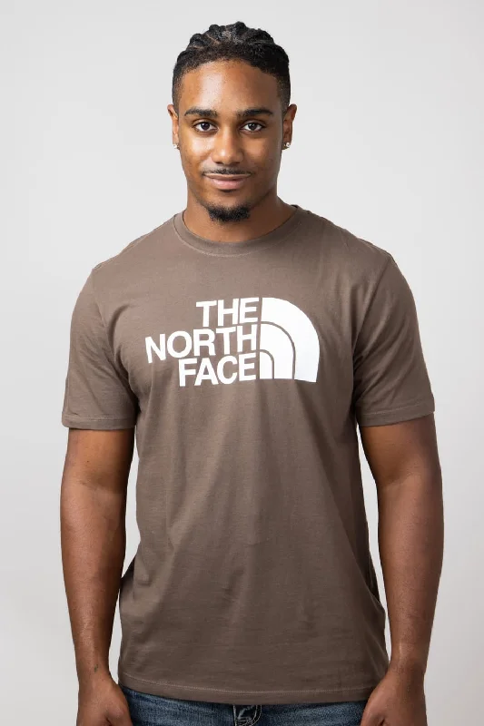 Fantastic Offers The North Face Half Dome T-Shirt for Men in Smokey Brown | NF0A812M-1OI-BRN