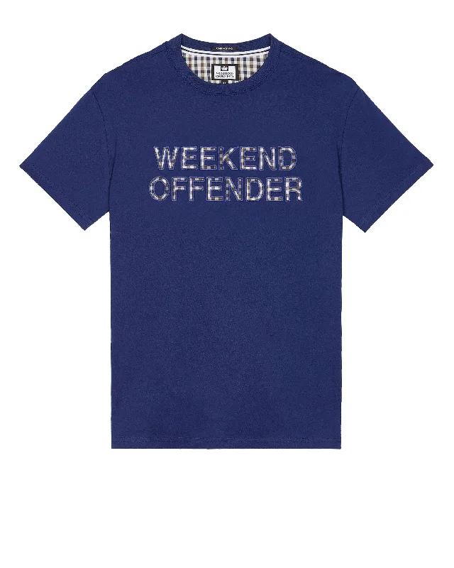 Year-End Sale Tornaco Logo T-Shirt Bright Navy/Mid House Check