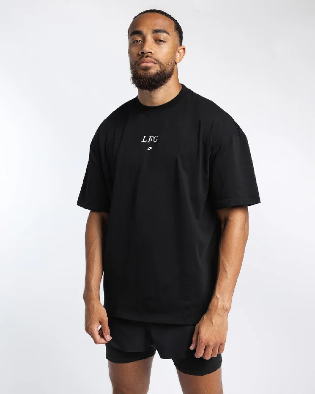 Great Deal Tunero Oversized T-Shirt - Black