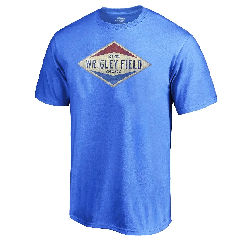 Weekend Savings Sensation Wrigley Field Slickvalve Cornflower Tee