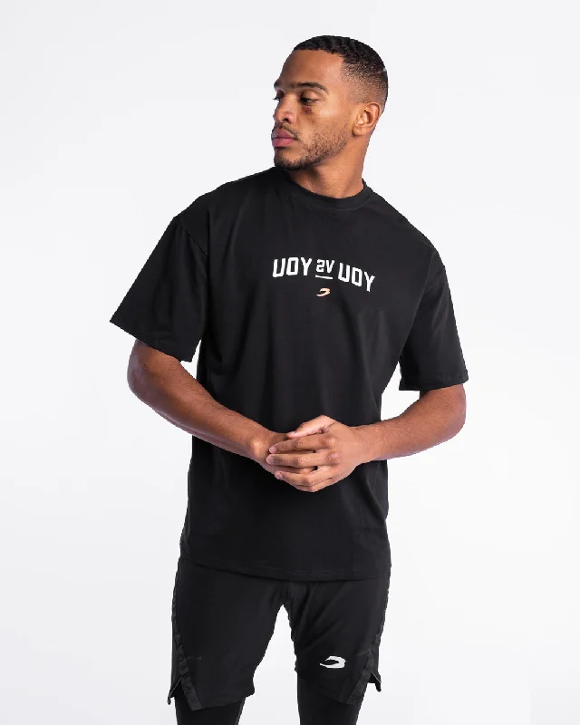 Take Advantage You Vs. You Oversized T-Shirt - Black