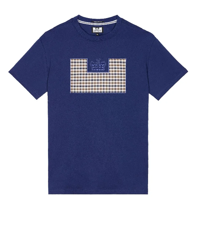 Sale Event Zapico Prison T-Shirt Bright Navy/Mid House Check